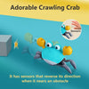 Crawling Crab Baby Toy - Infant Tummy Time Toys 3 4 5 6 7 8 9 10 11 12 Babies Boy