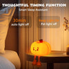 Pumpkin Night Light, Cute LED Lamp, Silicone Dimmable Nursery Nightlight for Kids