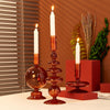 Candlestick Holders, Glass Candle Holders for Table Centerpiece