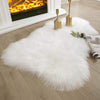 White Small Area Rugs, Fluffy Sheepskin Fur Rug, Ultra Soft 2x3 Ft Rugs