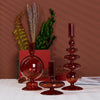 Candlestick Holders, Glass Candle Holders for Table Centerpiece