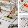 Cutting Board for Kitchen,Wheat Straw Cutting Board Set of 3,Easy Grip Handle