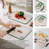 Cutting Board for Kitchen,Wheat Straw Cutting Board Set of 3,Easy Grip Handle