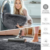 Area Rugs for Living Room Bedroom, Machine Washable 4x5.9 Feet Soft Fluffy Shaggy Bedside Rug