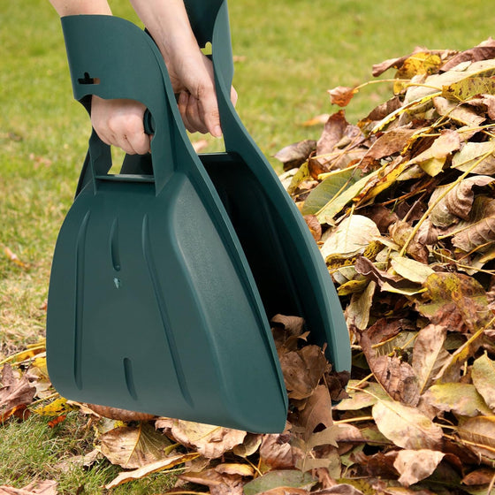 Leaf Scoops Hand Rakes - Lightweight, Durable Grabber Tool